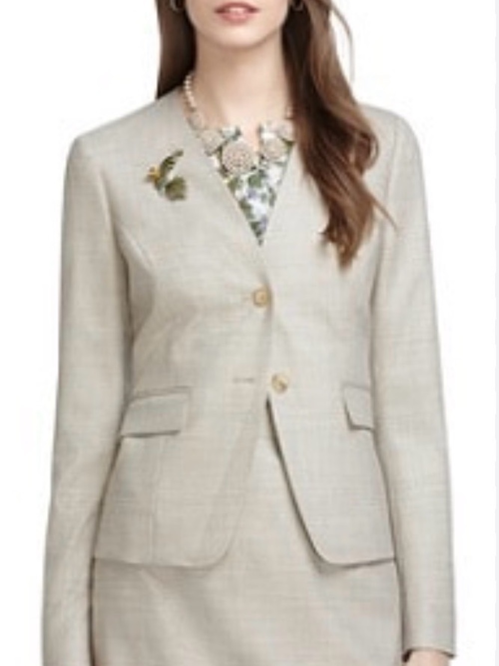 Brooks Brothers Two-Button Bird’s Eye Blazer